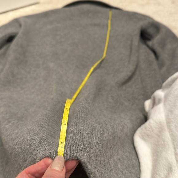 Oversized Grey long coat sz M - Picture 4 of 5